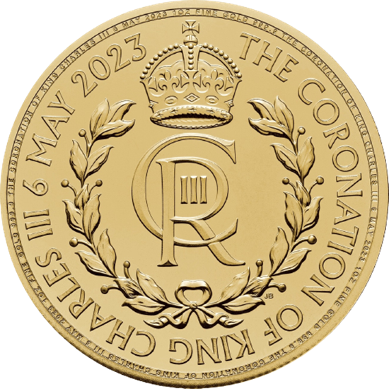 2023 1/4oz 24k Gold UK King Charles III Coronation